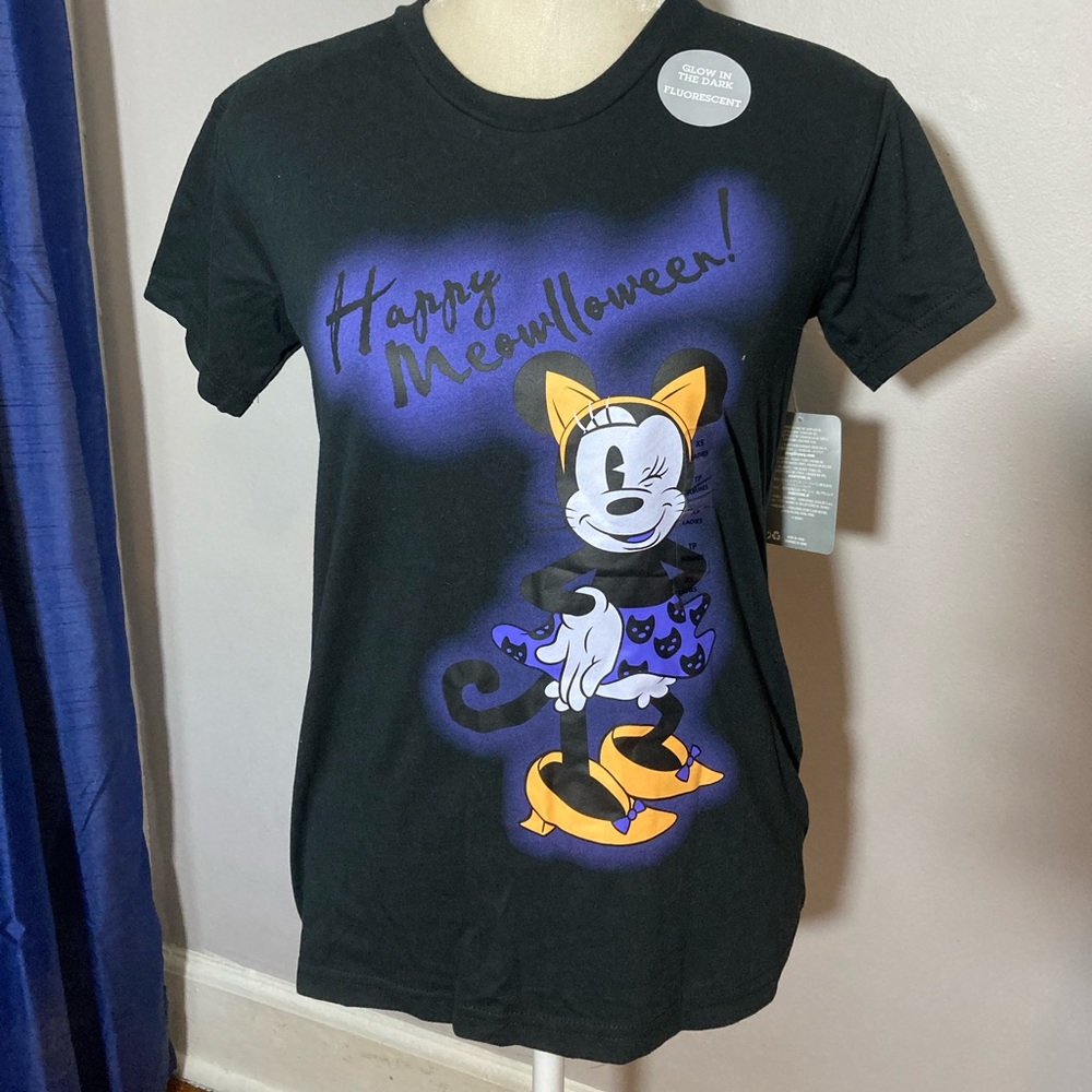 9-8 Disney Minnie Mouse Halloween t shirt XS NWT